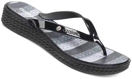 chinelo de salto azaleia