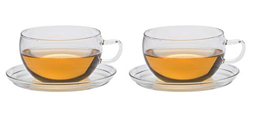 Trendglas Jena Borosilikat Teegläser 'Jumbo' 2er-Set 0,4L