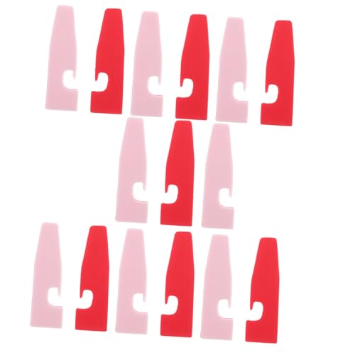 Lurrose 15pcs Edge Copy Presser Foot Pad Sewing Machine Accessory Plastic Hemming Foot for Overlock Machine