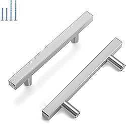homdiy Cabinet Handles Brushed Nickel Drawer Pulls
