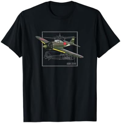 Amazon.com: A6M Zero Fighter Japan WW2 Fighter Plane T-Shirt