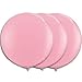 36 Inch Giant Round Light pink Baby pink Latex Balloons by TUFTEX (Premium Helium Quality) Pkg/3