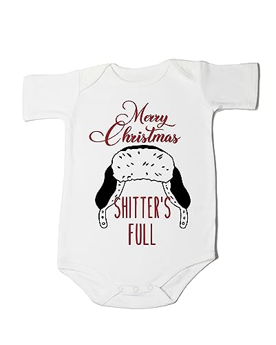 Merry Christmas Shitter's Full Baby Christmas Movie Outfit One