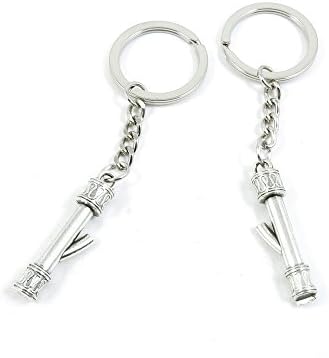 1 Pieces Keyring Key Ring Q4IA3 Bamboo Tobacco Pipe Keychain Automotive Car Door Key Tags Findings Charms Chains
