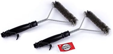 2 Pack - BBQ Grill Brush for Stainless Steel Cast Iron Porcelain Ceramic Grates