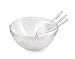 Clear Plastic Serving Bowl set, 6, 64 OZ Disposable Serving Bowls With 6 Hard Plastic Serving Spoons - Perfect for Salads and Wedding Parties by Upper Midland Products
