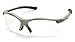 Pyramex Fortress Safety Eyewear, Clear Lens With Gray Frame primary