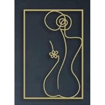 Buy Gold Female Wall Decor Set Minimalist Nude Single Line Art Feminine Line Art Acrylic Wall Decor Modern Abstract Female Sexy Body Unique Wall Art For Bedroom Home Decor Sexy Back Online In Italy