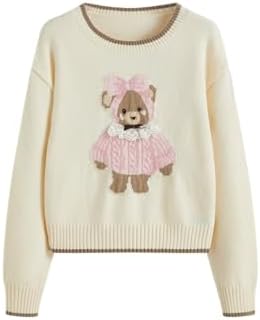 Amazon.com: Christmas Polar Bear Fairisle Black Pullover Sweater
