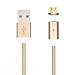 Creazy 2.4 A Micro USB Charging Cable Magnetic Adapter Charger for Samsung For Android (Gold)