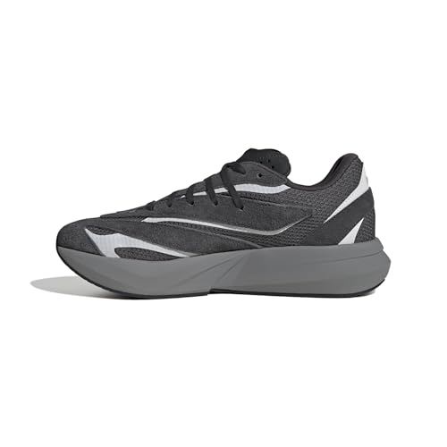 adidas Mens Lightstride Sportswear, Carbon/Grey/Crystal White, 6.5