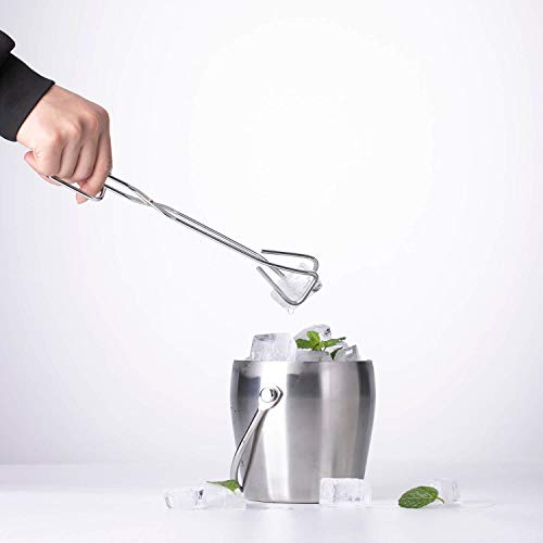 image for Jochebed Stainless-Steel Kitchen Food Tongs - Heavy Duty Food Barbecue