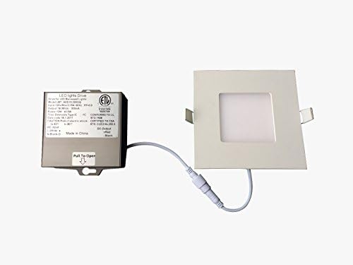 LED panel light, 4 inch, 12w Dimmable, 1050 Lumens, 6000K