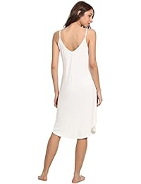 NEIWAI Camisón con tirantes de espaguetis para mujer, con estampado de camuflaje