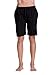 CYZ Men's 100% Cotton Knit Sleep Shorts-BlackNoStripe-L