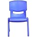 Amazon Basics 10 Inch School Classroom Stack Resin Chair, Blue, 6-Pack