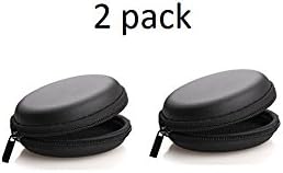 CABLEGALLERY 2 Pack Round Earphone Carrying Case