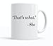 TANGDIAABBCC AMOCHY The Office Funny Coffee Mug | 3-Piece Merchandise Set | Worlds Best Boss, That's What She Said, and Bears Beets Battle Star Galactica (The Office 3-Pack Collection)