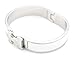 AMESON H-shaped Buckle Bracelet Bangle for Women (White)