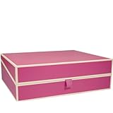 Semikolon Letter/A4 Size Document Storage Box, Pink (31906)