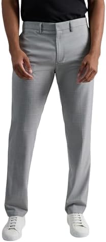 Haggar H26 Men's Slim Fit Skinny Suit Pants - (30x30, Pitch Black