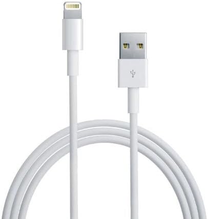 PlatinumTech 1M (3.3Ft) Apple Lightning to USB Cable; Lightning Sync &amp; Charge USB Cable for iPhone 6 / 6plus/5 / 5s / 5c, iPad Air / Mini / Mini2, iPad 4th generation, iPod 5th generation, and iPod Nano 7th generation. (White)