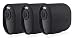 Protective Silicone Skins Compatible with Arlo Ultra & Arlo Pro 3 - Accessorize and Protect Your Arlo Camera (Black, 3 Pack)