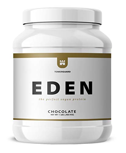 Eden Chickpea Protein Powder | Vegan, Low Net Carbs, Dairy Free, Gluten Free, Lactose Free, Soy Free, Non-GMO & High Bioavailability (1 lb, Chocolate)