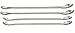 Stainless Steel lab spatula Micro Scoop Reagent Lab Sampling Spoon Lab Spatulas Scoop Bar Spoon Medical Pharmacy Mini Micro Spoon Scoop 2Pcs for 22cm 2 Pcs for 20cm