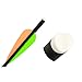 kaimei Archery Carbon Arrow 20 Inch Crossbow Bolts Arrow with 4 Inch vanes for Competition Practice Hunting (Pack of 12)