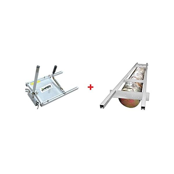 Jardiaffaires Mini-Säge, mobil, mit Leiter für Kettensäge, mit Führung von 35 bis 50 cm