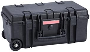 512722 Waterproof and Tough Case With Wheels and Foam (Black)
