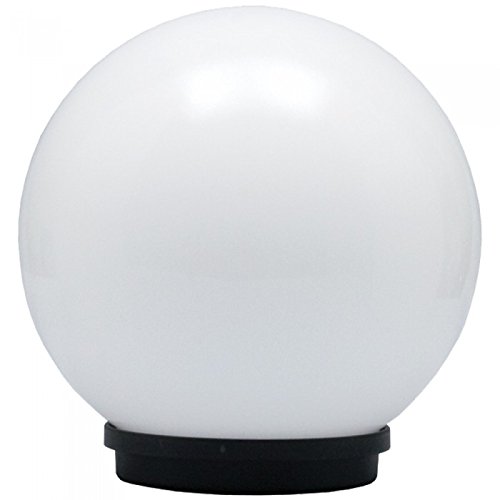 Generic Polycarbonate Lytzon Round Shape Opal Gate Light (8-inch, White)