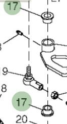 John Deere Original Equipment Bushing #M78435