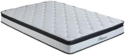 Full Mattress 10 Inch Innerspring Pillow Top Mattress Hybrid Wave Memory Foam Mattress - Bed in a Box, CertiPUR-US Certified