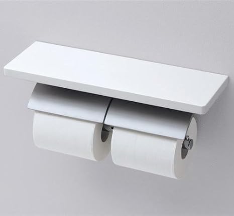 Amazon Yh63bks 芯棒可動タイプ Toto アクセサリー 棚付二連紙巻器 めっきタイプ トイレットペーパーホルダー カラー Nw1 ホワイト トイレットペーパーホルダー