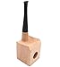 Tobacco Pipe Pear Wood Block - Pre Drilled