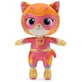 Disney Store Official SuperKitties Ginny Plush - Detailed Disney Stuffed Animals with Embroidered Features and Screen Art Elements, Part of SuperKitties Plush Collection