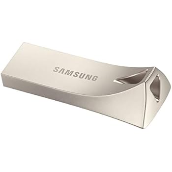 Samsung BAR Plus 256GB - 300MB/s USB 3.1 Flash Drive Champagne Silver (MUF-256BE3/AM)