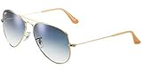 Ray-Ban RB3025 001/3F 58mm Gold Metal / Blue Gradient Lenses Made in Italy