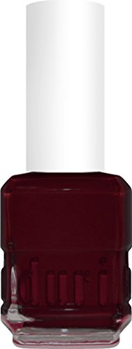 duriNail Polish, 687 Puff Plum Tarts, Deep Burgundy Red, Full Coverage, Glossy Finish, Fast Drying, Long Lasting, 0.45 Fl Oz