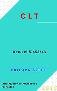 Livro CLT - Consolidação das Leis do Trabalho: Atualizada - 2020