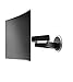 Vogel's Full Motion TV Wall Mount, Swivel and Tilt - for 40 to 65 inch TV, Next 7345, Black