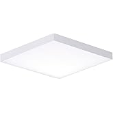 Maxim Trim-15W 1 LED Flush Mount-6.25 Inches Wide by 0.75 inches high-White Finish