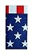 Exquisite 6-Pack Premium Rectangle American Flag Design Plastic Tablecloth - USA Stars and Stripes Tablecloth Disposable Plastic Table Cover for July 4th - 54 inch. x 108 inch.