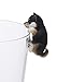 Kitan Club Putitto Shiba Inu Dog Cup Toy - Blind Box Includes 1 of 8 Collectable Figurines - Hangs on Thin, Flat Edges - Authentic Japanese Design - Made from Durable Plastic, Premium Quality