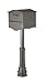 Architectural Mailboxes Geneva Locking Mailbox, Graphite Bronze