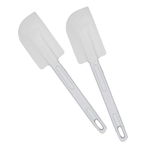 Traditional Flat Blade Scraper Spatula [Set of 2] Size 9.5" L Pricepulse