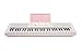 The ONE Music Group The ONE Smart Lighted, Electric 61 Keys, Home Digital Music, Teaching Portable Keyboard Piano-Sakura Pink (TOK1P)