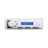 PYLE PLMR20W Pyle Marine Receiver AM/FM/MP3/USB White-Mechless unit